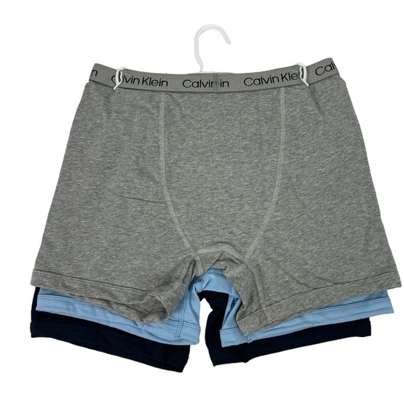 Calvin Klein Boy’s Boxer Briefs Sz XL (16-18) Pkg/3 Multi Colors Waist 28”-30” - Picture 2 of 7